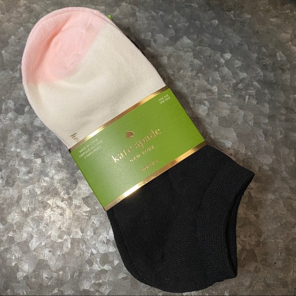 Kate Spade ♠️ 3 pack No Show Socks - Picture 2 of 5